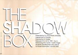The Shadow Box theatre production poster, St. Cloud State University
