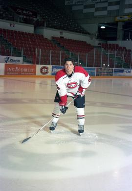 Hockey player Bille Luger, St. Cloud State University