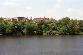 Eastman Hall (1930) and Riverview (1913), exterior, St. Cloud State University