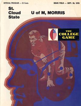 St. Cloud State football program cover