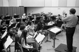 Band rehearsal, St. Cloud State University