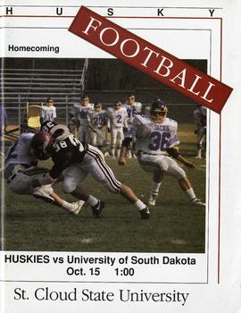 Football program cover, St. Cloud State University