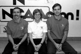 Julie Hauck Alexander with other athletic trainers, St. Cloud State