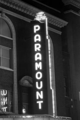 Paramount Theatre marquee