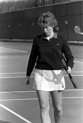 St. Cloud State University tennis player Judi McDonald