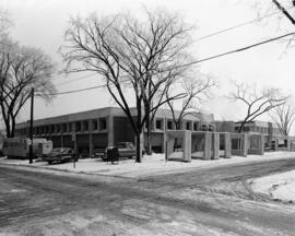 Education Building (1971) construction, exterior, St. Cloud State University