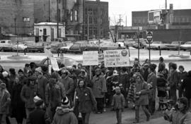 Vietnam protesters march in downtown St. Cloud