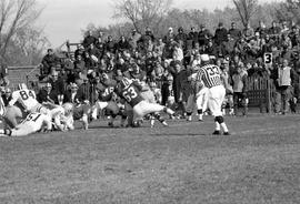 Football game, St. Cloud State University vs. Michigan Tech University