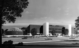 Wick Science Building (1973), architect's rendering, St. Cloud State University