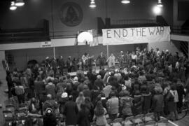 Vietnam War protest at the St. Cloud Civic Center