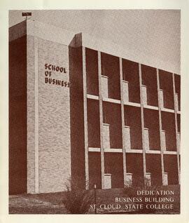 School of Business (1968) dedication program, St. Cloud State University