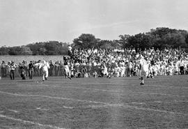 Football game, St. Cloud State University vs. St. John's University