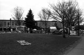 MEChA hunger strike site, St. Cloud State University