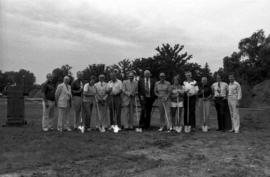 Groundbreaking, Halenbeck Hall (1965) fieldhouse, St. Cloud State University