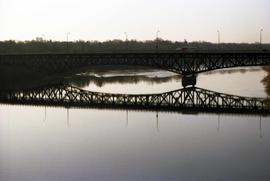 Rowing Club members row on the Mississippi River, St. Cloud State University