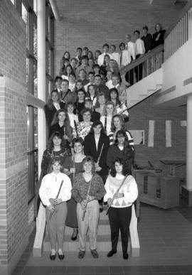 Symphonic band inside Stewart Hall (1948), St. Cloud State University