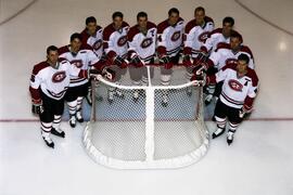Men's hockey group, St. Cloud State University
