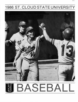 St. Cloud State University baseball media guide cover