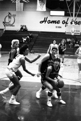 St. Cloud State University women's basketball game against Morningside College