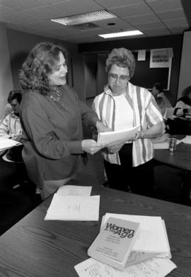 Gerontology students in class, St. Cloud State University