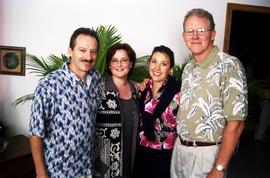 Sue and Bill Prout with Craig and Lynn Dahl, St. Cloud State University