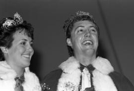 Homecoming queen and king Jessica Fitch Ostman and Mark Rausch, St. Cloud State University