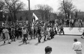 Vietnam War protest on campus, St. Cloud State University