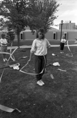 Marching band practices, St. Cloud State University