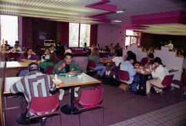 People dine at Garvey Commons (1963), St. Cloud State University