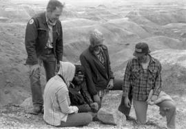 Frank Howe, Bill Ruff, Kevin Bestgin and others visit the Grand Canyon during a St. Cloud State University sponsored trip