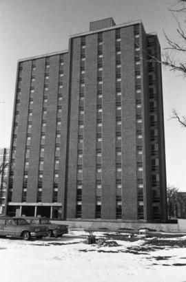 Sherburne Hall (1969), exterior, St. Cloud State University