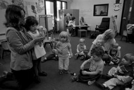 Children at the campus child care center, St. Cloud State University