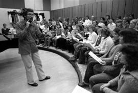 Stephen Fuller teaches a music class, St. Cloud State University