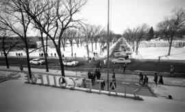 St. Cloud State campus, from roof of Stewart Hall (1948)