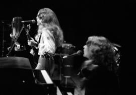 Vixen, an all female rock band from the Twin Cities, perform at the Stewart Hall (1948) auditorium for the National Entertainment Conference, St. Cloud State University