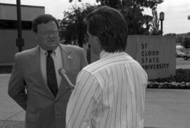 Robert Bess is interviewed, St. Cloud State University