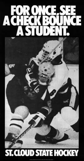 Men's hockey poster, St. Cloud State University