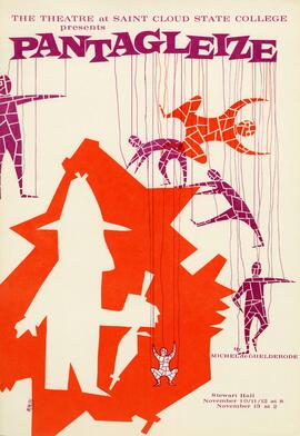 Pantangleize theatre production poster, St. Cloud State University