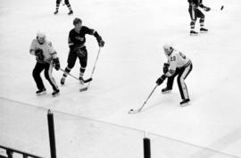 St. Cloud State University plays against St. John's University in men's hockey