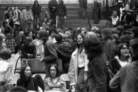 Crowd at the Mahavishnu Orchestra concert at Halenbeck Hall (1965), St. Cloud State University