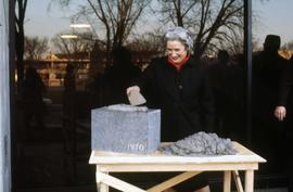 Education building (1971) cornerstone laying ceremony, St. Cloud State University