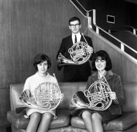 A group with french horns, St. Cloud State University