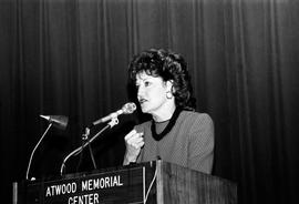 Elizabeth Dole speaks at Atwood Memorial Center (1966), St. Cloud State University