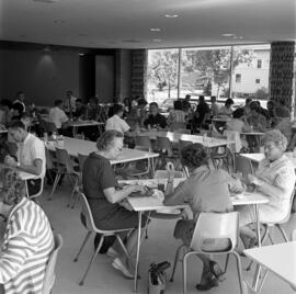 People dine at Garvey Commons (1963), St. Cloud State University