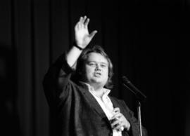 Comedian Louie Anderson performs at the Atwood Memorial Center (1966) ballroom, St. Cloud State University