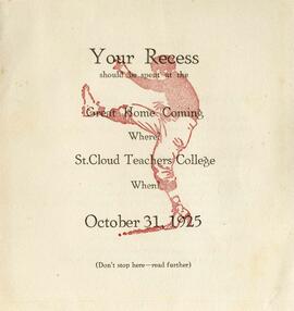 Homecoming program, St. Cloud State University