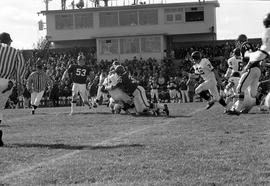 Football game, St. Cloud State University vs. Michigan Tech University