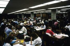 Students study at Centennial Hall (1971), St. Cloud State University