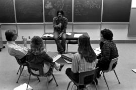 Psychology students meet for a group discussion, St. Cloud State University