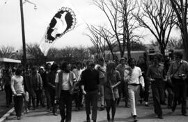 Vietnam War protest on campus, St. Cloud State University